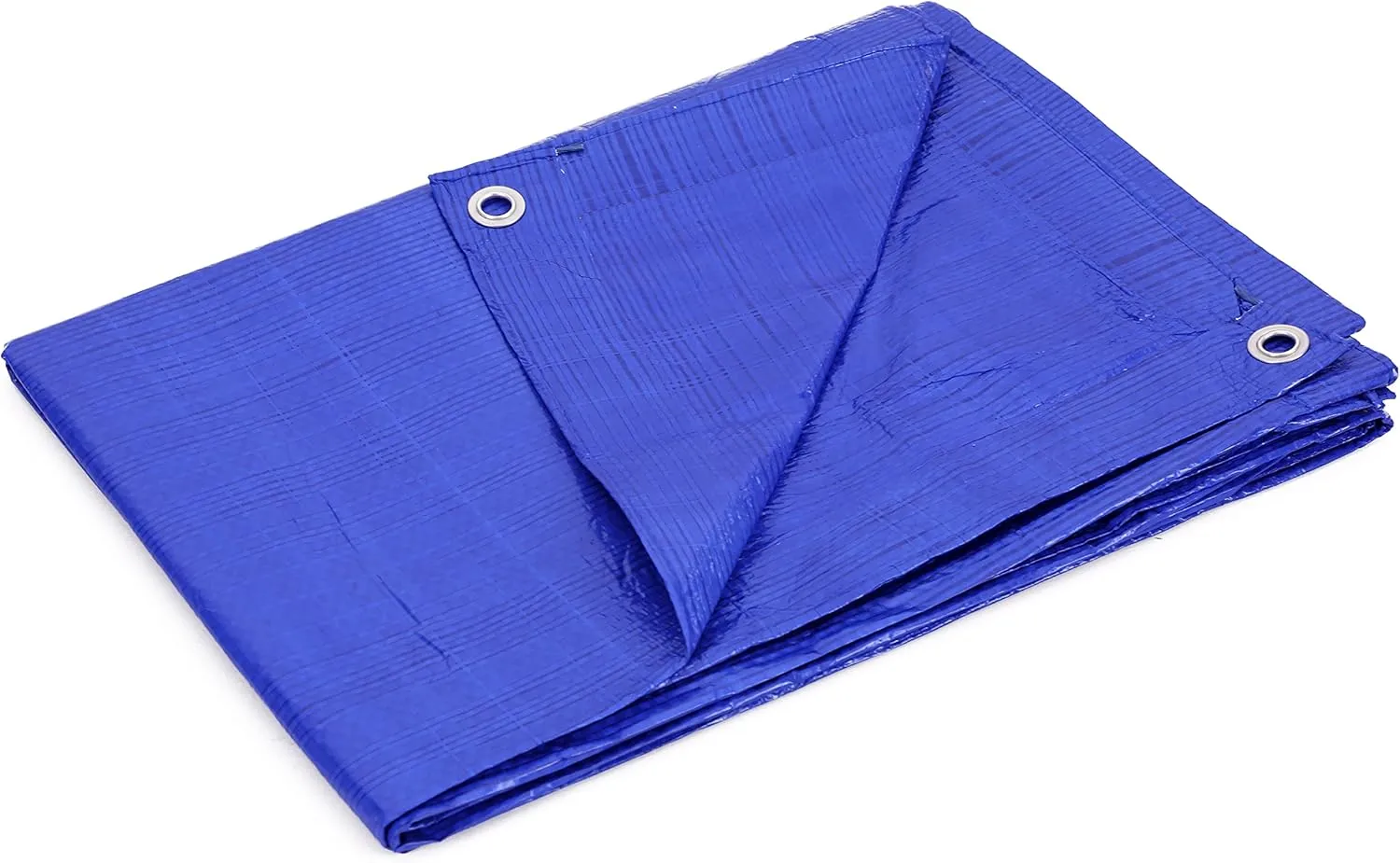 Kotap 8 x 10 Ft. All-Purpose Multi-Use Protection/Coverage 5-mil Poly Tarp, Waterproof, Blue, 20-Pack (TRA-0810-20)