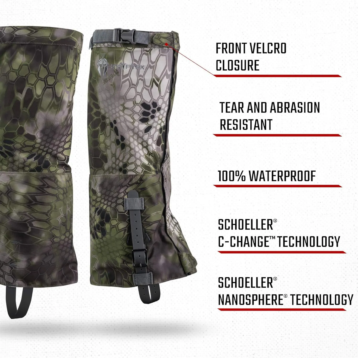 Kryptek Men's Takur Gaiter Hunting Clothing