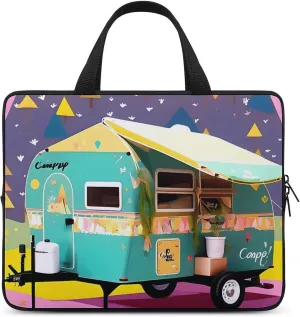 Laptop Case Sleeve Shockproof Computer Carrying Bag You Make Me Happy Camper Trailer Laptop Bag Tote Lightweight Notebook Case Cover Traveling Briefcase Handle Bags for Travel Business 15inch
