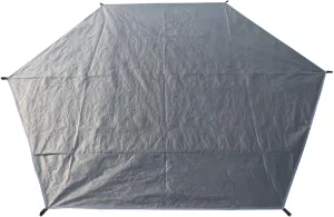 Large Waterproof Pe Tent Footprint, Octagonal Camping Tarp, 129.9 X 129.9 with Tie Strings for Easy Setup