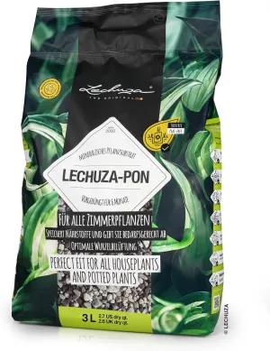 LECHUZA PON Peat-Free Houseplant Potting Mix for Indoor Plants, Cacti and Succulents Soil Potting Compost 3L
