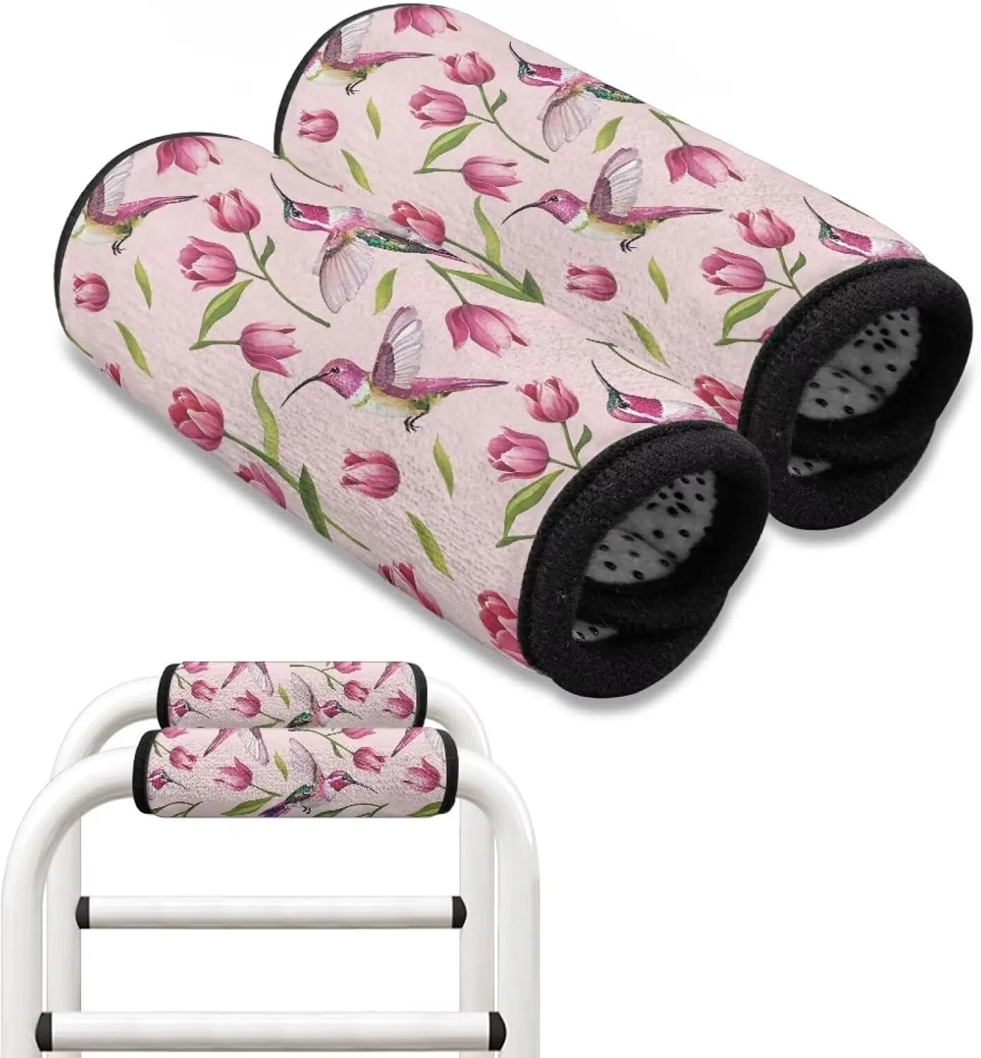 LedBack Walker Handle Covers Soft Cushion Padding Walker Padded Hand Grip Replaceable Mobility Aid Accessories