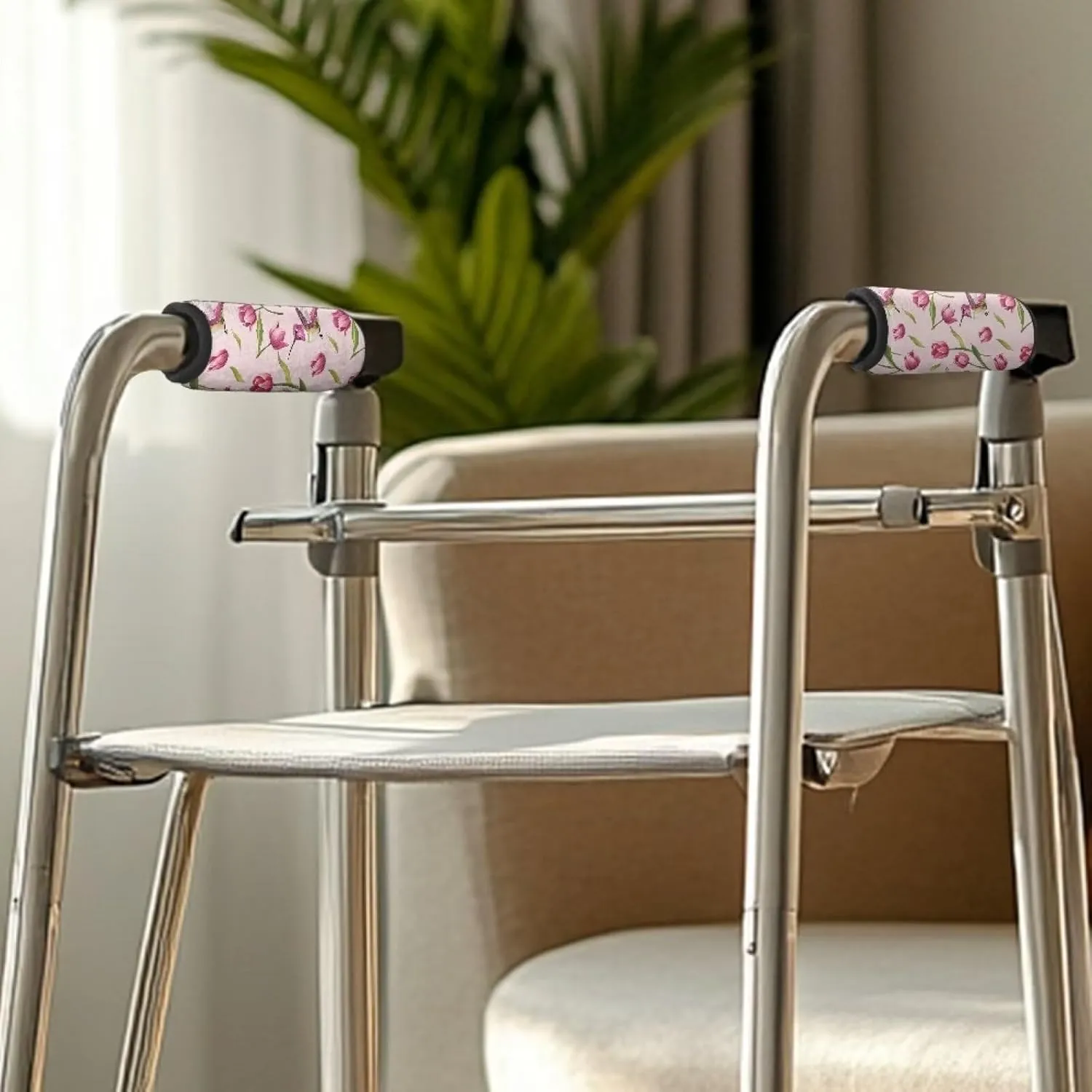 LedBack Walker Handle Covers Soft Cushion Padding Walker Padded Hand Grip Replaceable Mobility Aid Accessories
