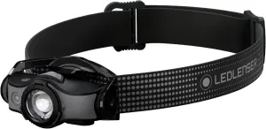 Ledlenser MH5 Rechargeable Outdoor Headlamp, Advanced Focus System, 400 Lumens, Black