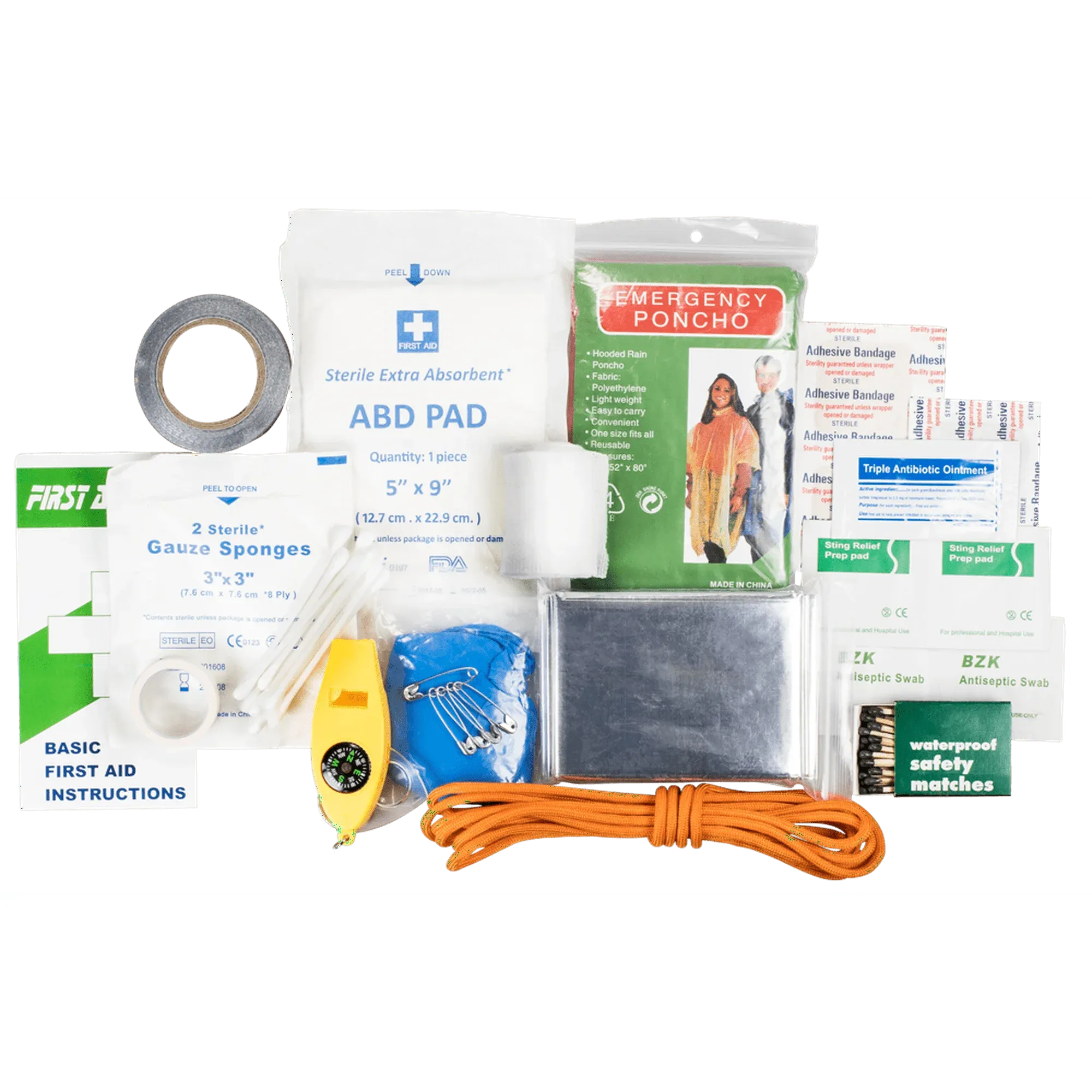 Life Gear 88 pc Quick Grab First Aid Survival Kit