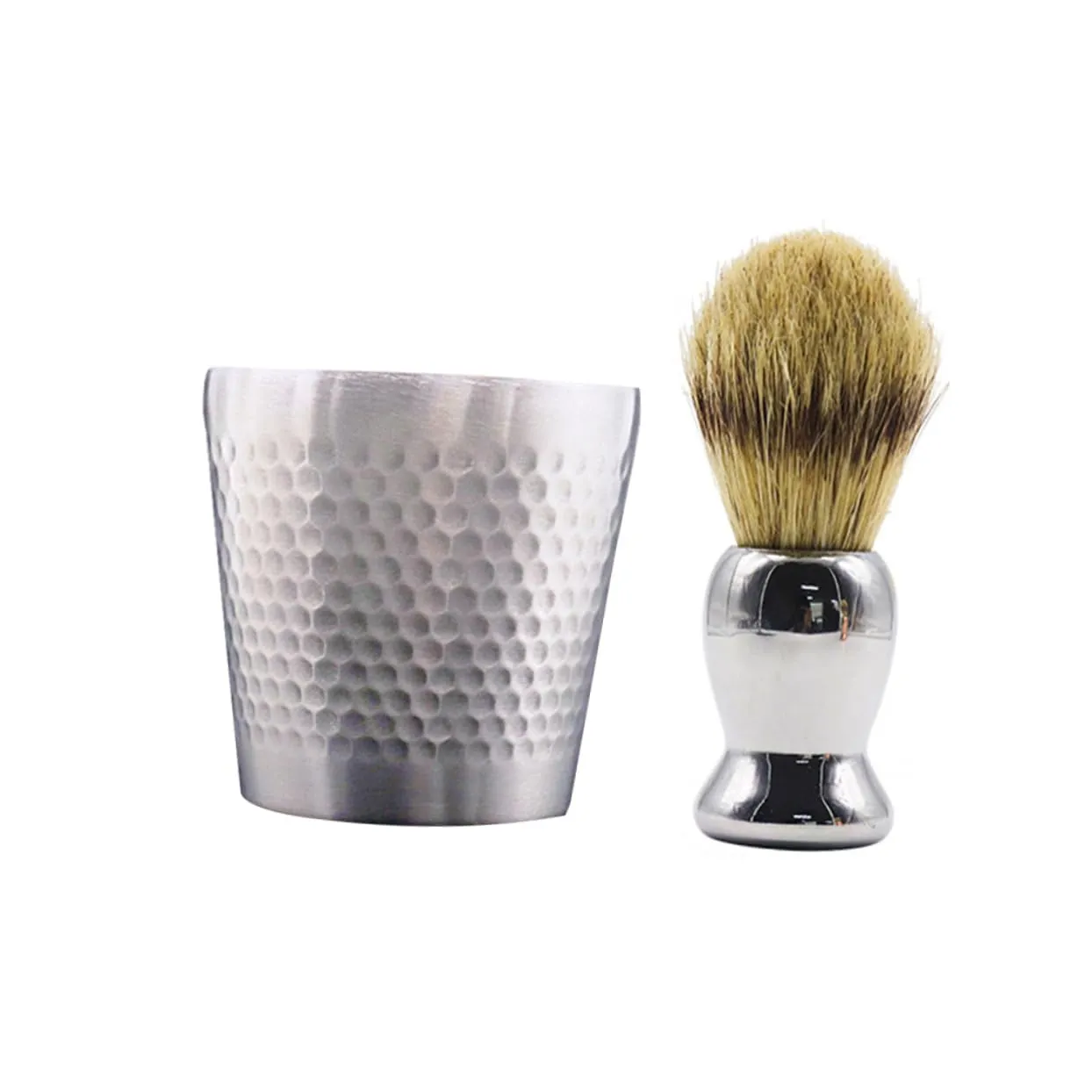 LIFKOME Retro Beard Shaving Kit 1 Set Shaving Brush Bowl Gentle Soft Brush Stylish for Men Travel-friendly