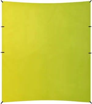 Light Yellow Gradient Beach Tent & Canopy UPF50 Easy Setup Large Sun Shade with Sandbags & Sand Shovel for Camping, Picnics, Backyard