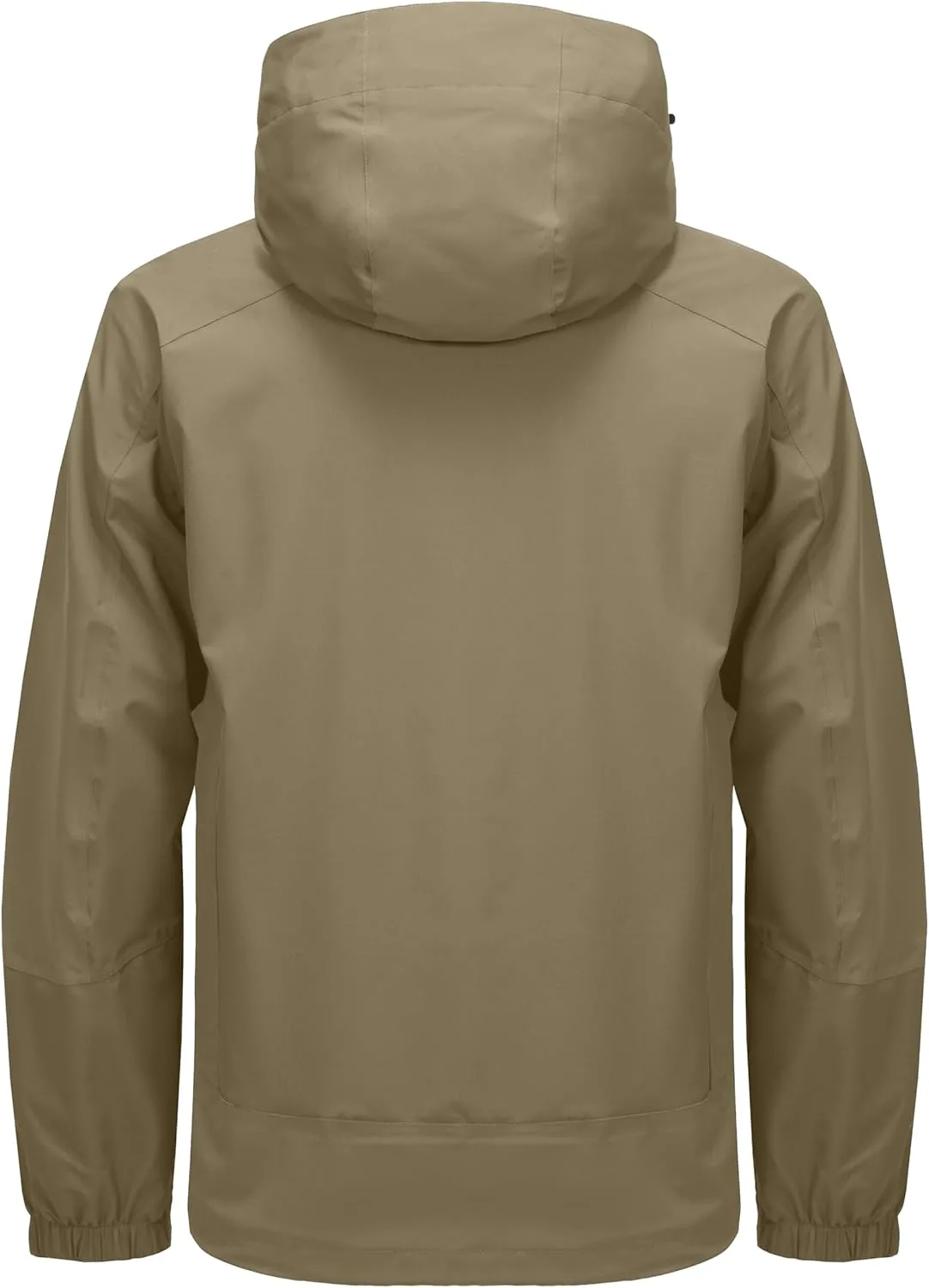 Little Donkey Andy Men's Waterproof Rain Jacket Outdoor Lightweight Hooded Raincoat for Hiking Golf Travel Fishing