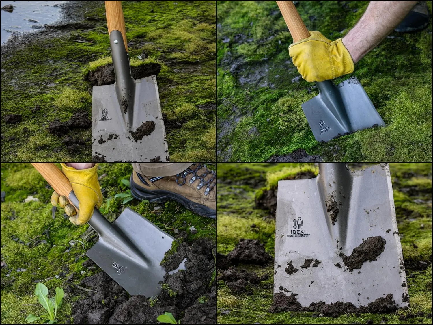 Made in Germany Since 1899 - Panzer Field Shovel - Historical German Shovel - for Vehicle Overland Camping 3.5lb - 25in (Panzer)#IS340