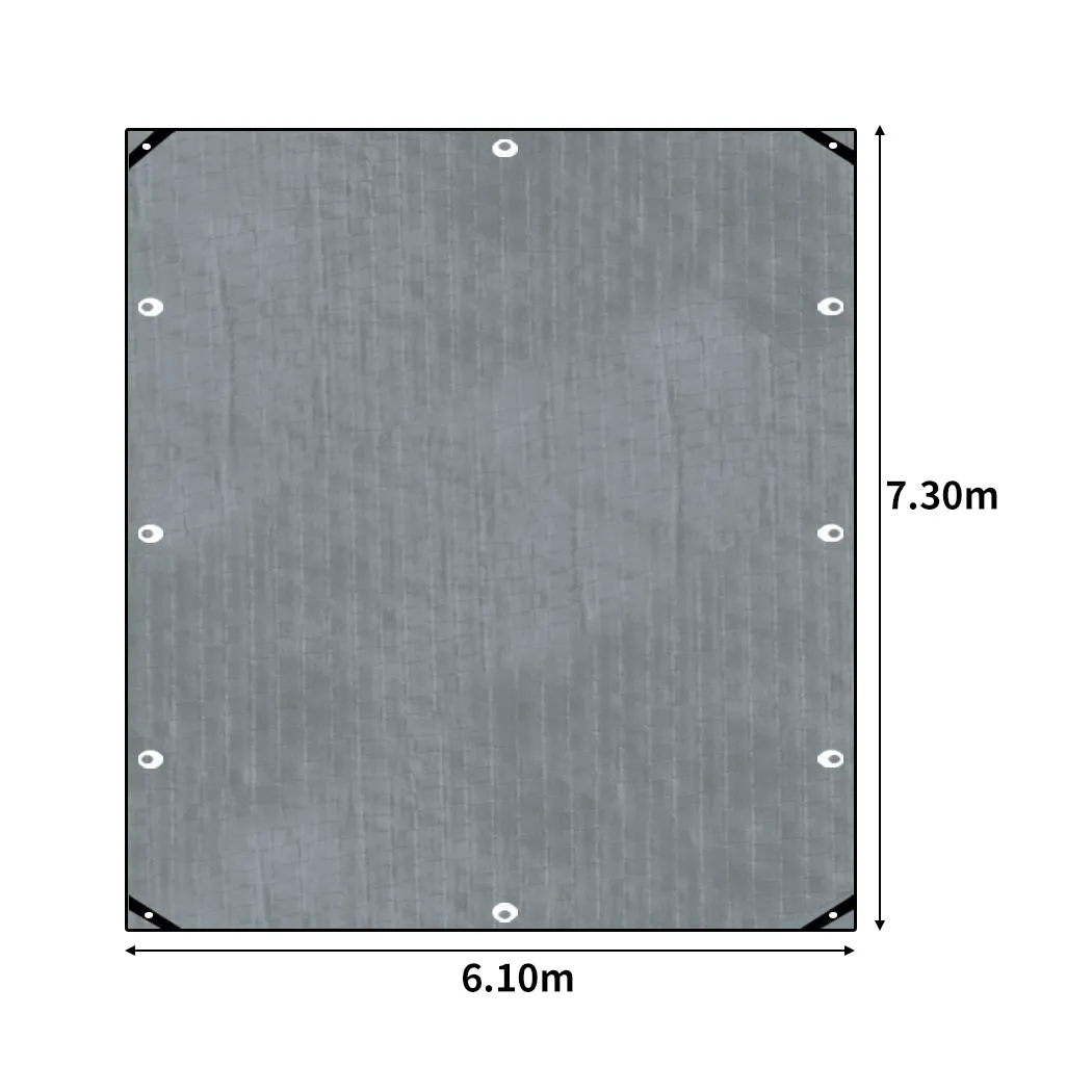 Manan Tarp Tarpaulin 200GSM Camping 6.1x7.3m