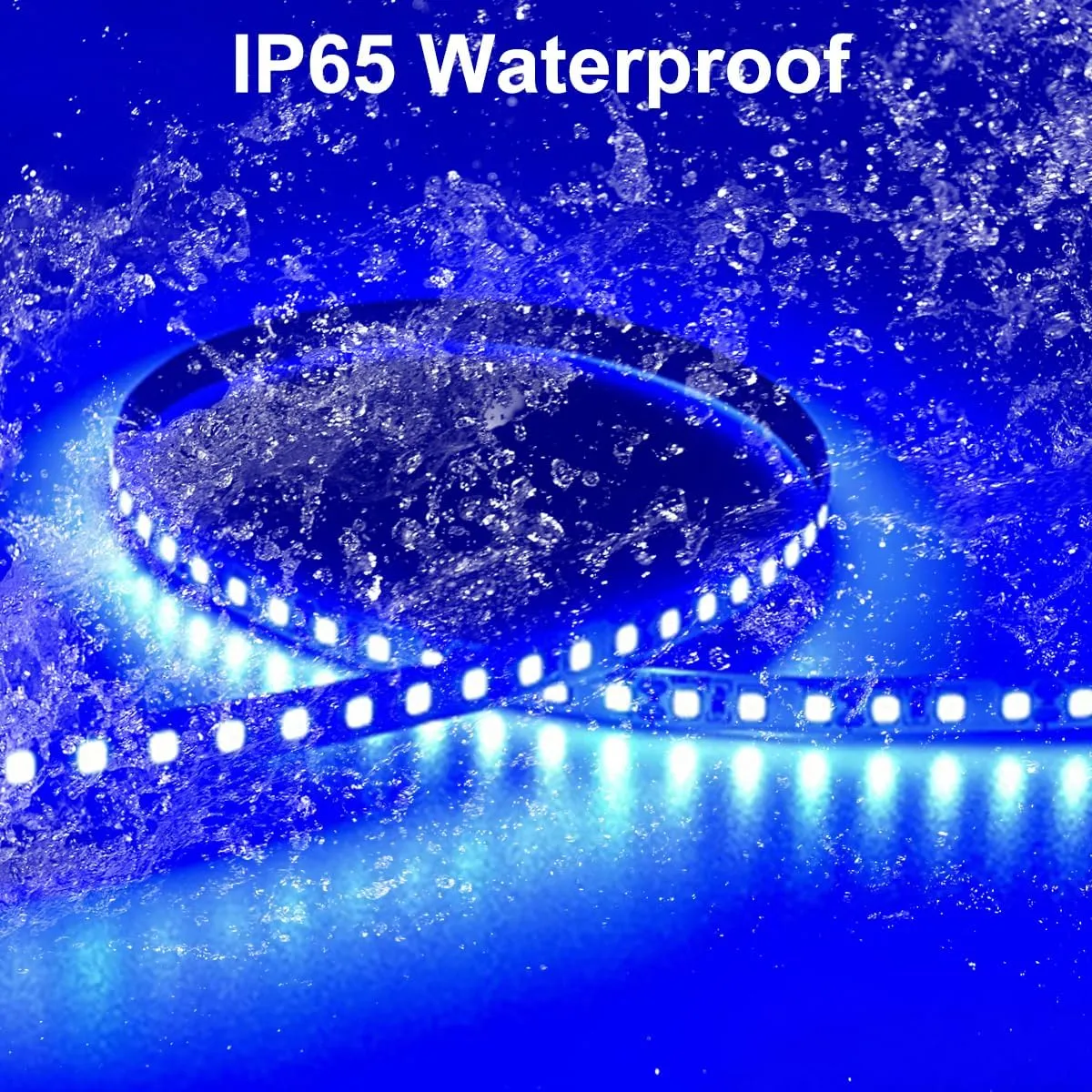 Marine Boat Led Strip Lights, 32.8FT Pontoon Strip Light, Interior and Exterior Waterproof 12V Night Fishing Night for Jon Boat, Kayak, Yacht, Cabin, 2PCS (Blue)