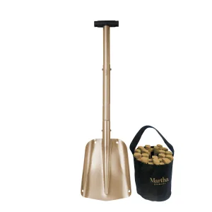 Martha Stewart MTS-APSTA-MBR All Purpose Utility Shovel with Track Assist (Sand)