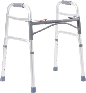 McKesson Junior Folding Walker for Children, Adjustable Aluminum Frame - Pediatric Medical Walking Aid - 350 lbs Weight Capacity, 1 Count