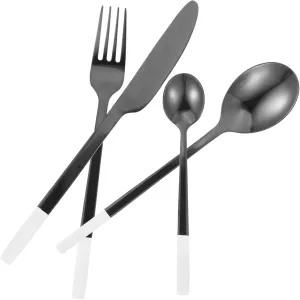 Mobestech Elegant Camping Utensils Set 3-in-1 Fork Knife Spoon Kit Stainless Steel Cutlery for Outdoor Travel and Camping