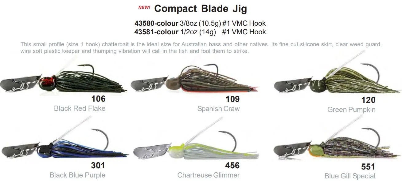 Molix Compact Blade Jig 1/2oz