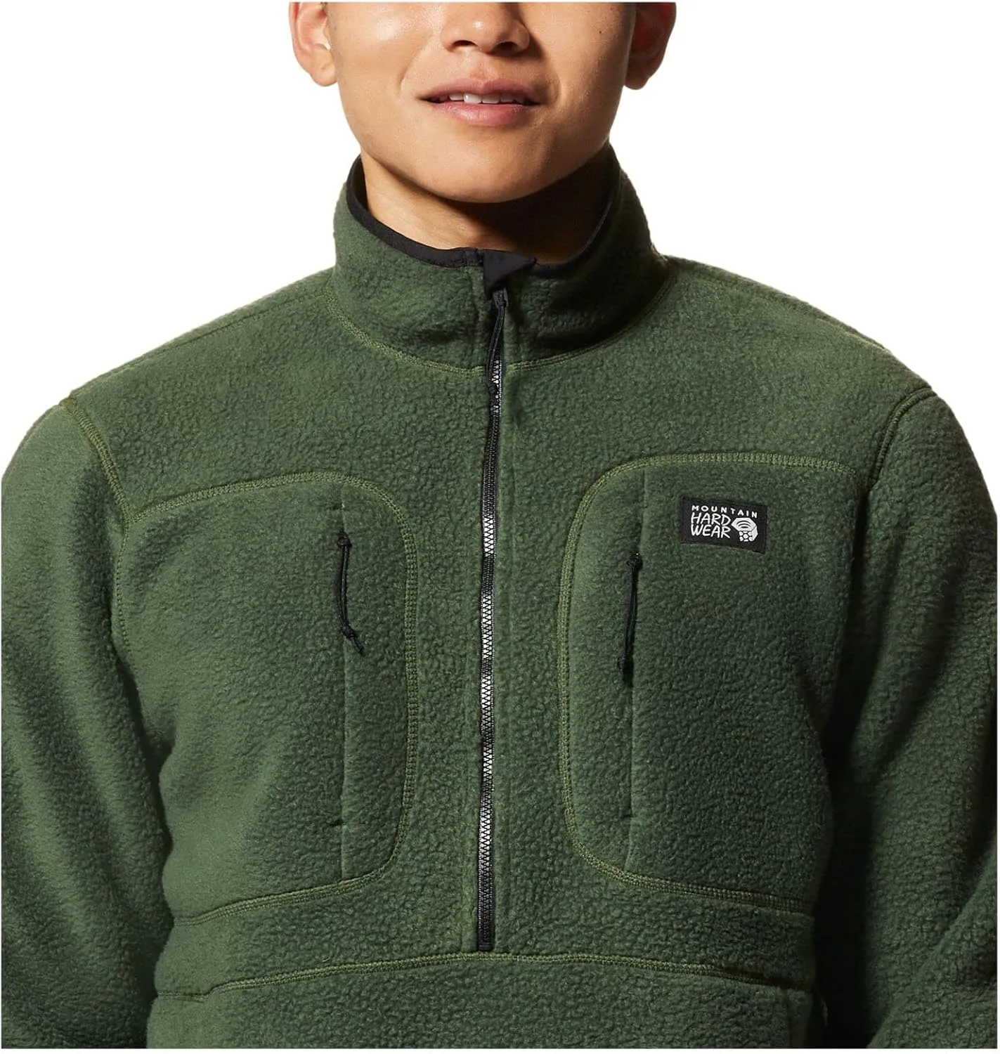 Mountain Hardwear Men's HiCamp Fleece Pullover for Hiking, Travel, Backpacking, and Everyday Wear