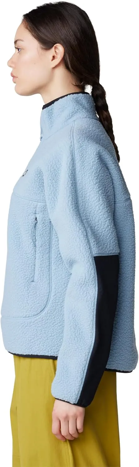 Mountain Hardwear Women's HiCamp Fleece Pullover for Hiking, Travel, Backpacking, and Everyday Wear