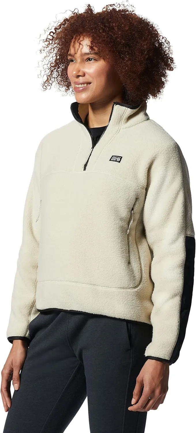 Mountain Hardwear Women's HiCamp Fleece Pullover for Hiking, Travel, Backpacking, and Everyday Wear
