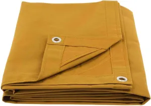 Mytee Products 10' x 12' Tan Canvas Tarp 12oz Heavy Duty Water Resistant