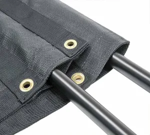 Mytee Products 6' x 14' Dump Truck Vinyl Coated Mesh Tarps Cover with 5 Inch 18oz Double Pocket