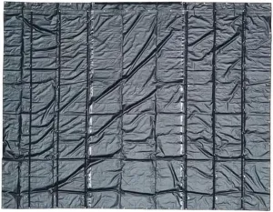 Mytee Products Airbag/Parachute Fabric Heavy Duty 14oz Steel Tarp 16' x 27' - Black
