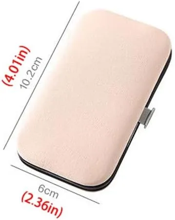 Nail Clippers Kit 7-Piece Nail Clippers Set Portable Nail Set Personal Care Pedicure Set Stainless Steel Beauty Set (Rose Gold/Black) Pedicure Tools for Feet (Color : B-7 Piece Set)