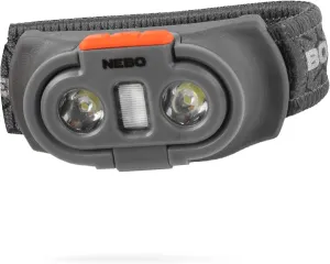 NEBO Einstein 750 Lumen Outdoor Compact Easy Tilt Camping Headlamp with Red Light and Turbo Modes, Includes 4 AAA Batteries and Adjustable Strap