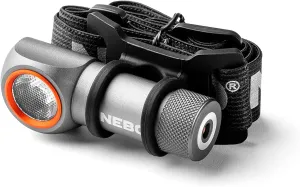 NEBO Einstein Powerful 600 Lumen Headlamp and Worklight with Rechargeable Batteries, Compact Low-Profile Headlamp