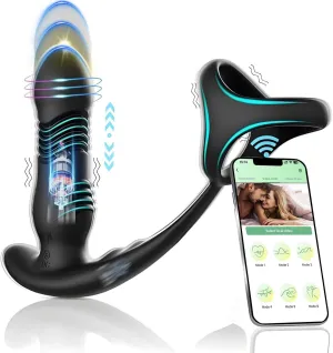 Newly Portable Multi-Function Prostrate Devices and Remote Control one-Touch Recovery Portable Soft Silicone Non-deformable Strongly Silent Couple Waterproof Men Ladies Gift Pleasure KR1V1