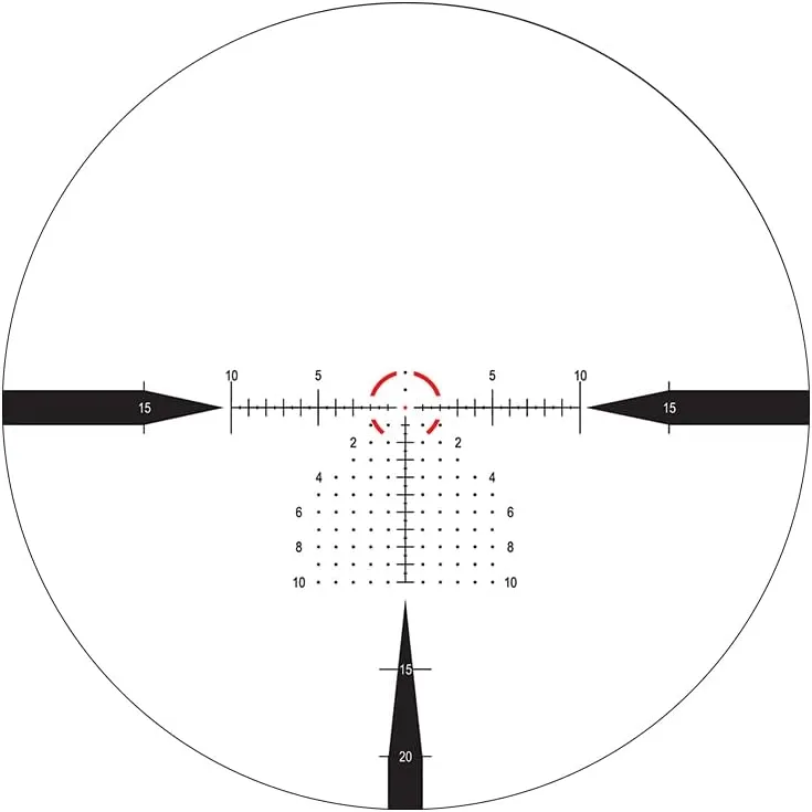 Nightforce NX8-1-8x24mm F1 Capped First Focal Plane (F1/FFP) 30mm Tube Durable Precise Waterproof Fogproof Hunting Gun Scope