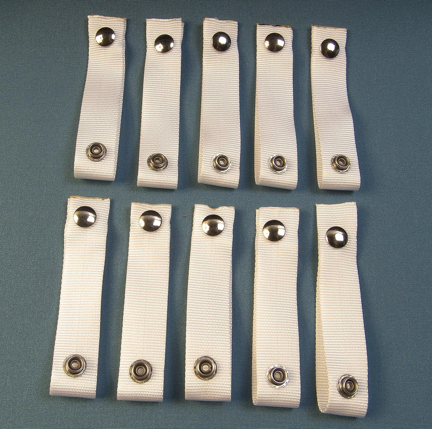 Northwest Tarp & Canvas Extender Snaps for Your Boat Cover, White (Extend A Snap), Adds 4" Inch, Finger Loop Built in, 10 Piece Set