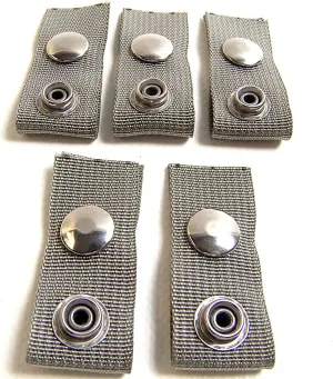 N.W. Tarp & Canvas Extender Snaps for Your Boat Cover, Sea Foam Green (Extend A Snap), Adds 1" Inch, Finger Loop Built in, 5 Piece Set