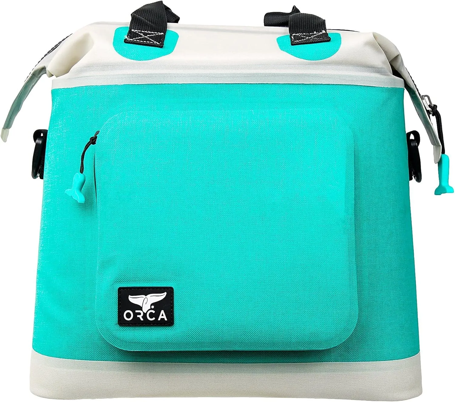 ORCA Walker Soft Side Tote Cooler | Temperature Insulated Bag Keeps Drinks Ice Cold All Day, Perfect for Beach, Park, Hikes, Picnics & More — Seafoam