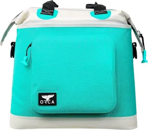 ORCA Walker Soft Side Tote Cooler | Temperature Insulated Bag Keeps Drinks Ice Cold All Day, Perfect for Beach, Park, Hikes, Picnics & More — Seafoam