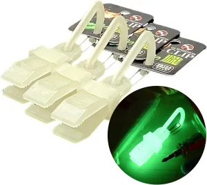 OUROBOROS Luminous Clip Glow in The Dark, Heavy Duty Clips, Tarp Clips, for Camping, Hiking