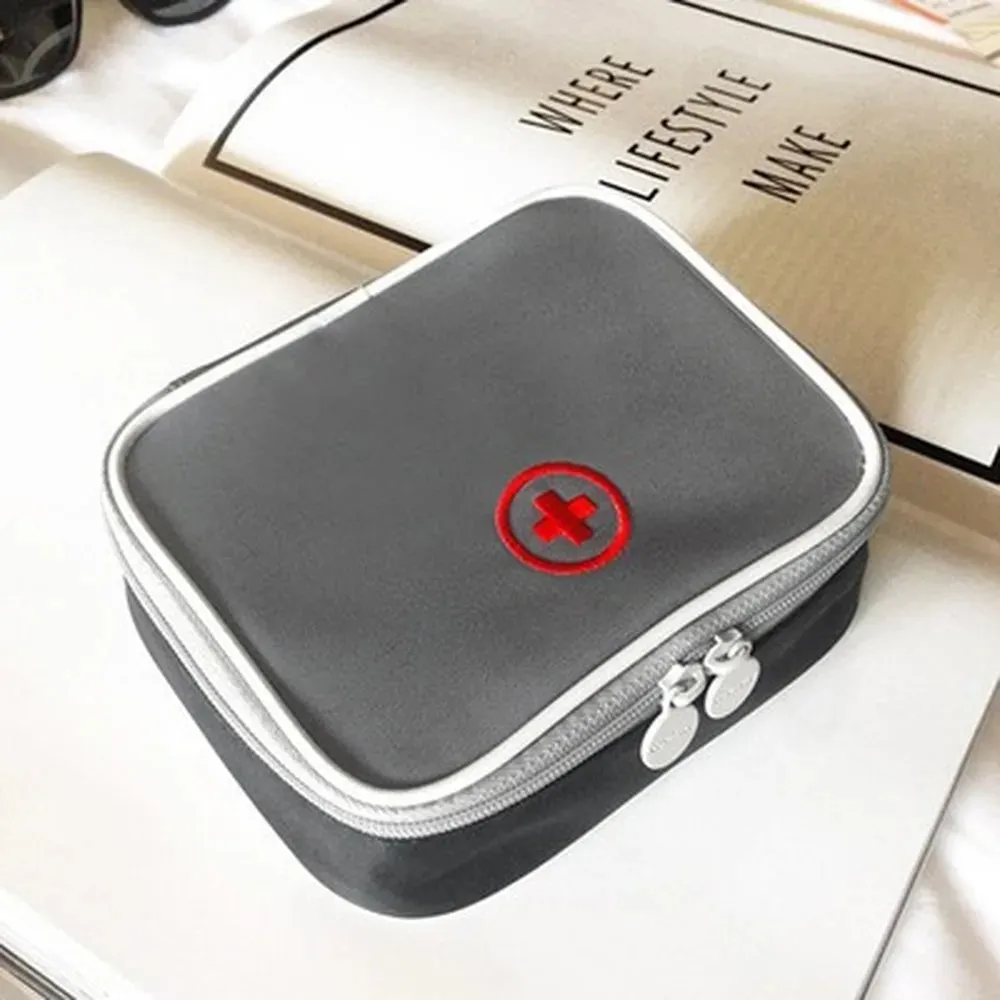 Outdoor First Aid Kit Bag Travel Home Camping Portable Mini Pink Medical Pouch Pill Storage Bags Emergency Survival Kits