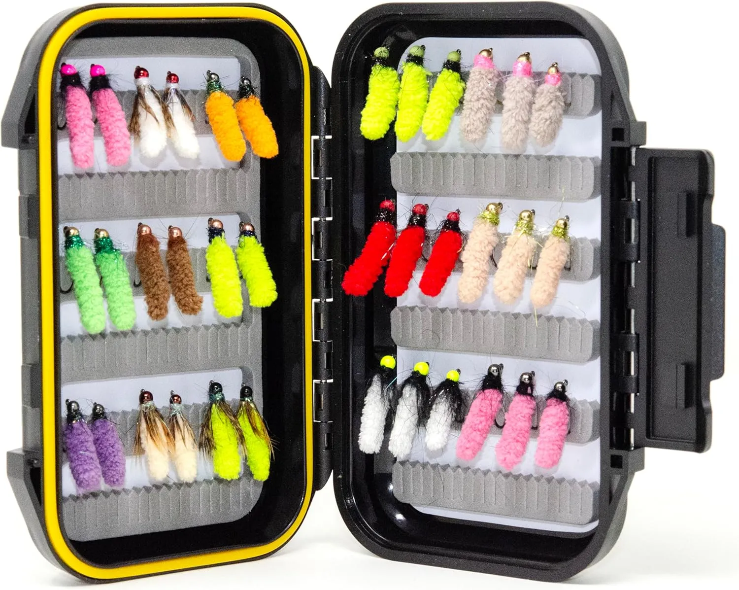 Outdoor Planet Premium Fly Fishing Flies Assortment, 12/24 /48 /66pcs Dry/Wet/Nymph/Streamer Flies, Trout/Bass/Panfish/Salmon Fishing Flies