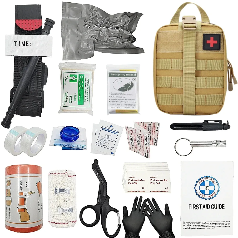 Outdoor Survival Gear Molle Bag - Military Tactical First Aid Kit