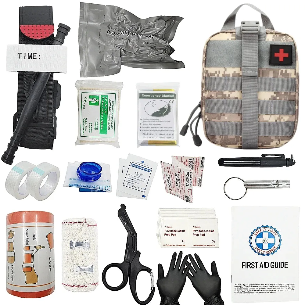 Outdoor Survival Gear Molle Bag - Military Tactical First Aid Kit