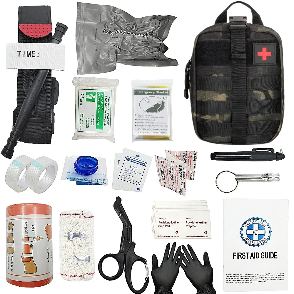 Outdoor Survival Gear Molle Bag - Military Tactical First Aid Kit