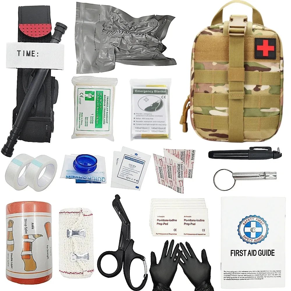 Outdoor Survival Gear Molle Bag - Military Tactical First Aid Kit