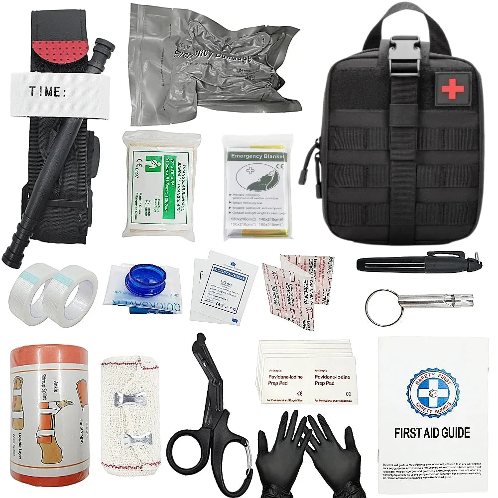 Outdoor Survival Gear Molle Bag - Military Tactical First Aid Kit