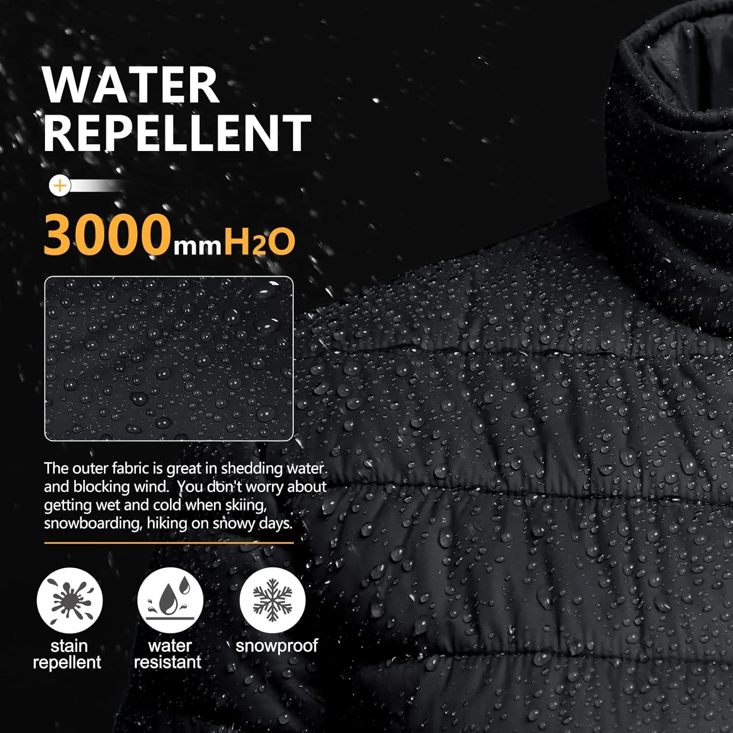 Outdoor Ventures Women's Packable Full-Zip Short Puffer Jacket Insulated Quilted Warm Lightweight Winter Coat