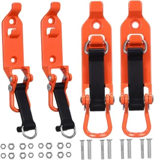 Overlanding Accessories Shovel Rack Car Metal Clamp Rack Orange Shovel Mount