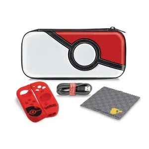 PDP Gaming Pokemon Poke Ball Starter Kit | Travel Case, Joy Con Controllers, Power Cable: Pokemon - Nintendo Switch