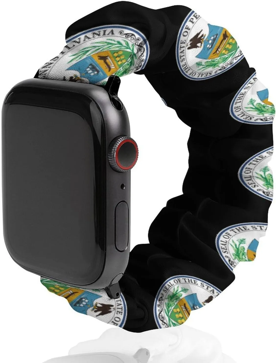 Pennsylvania State Logo Fashion Watch Strap Scrunchies Wristbands Compatible With IWatch Series