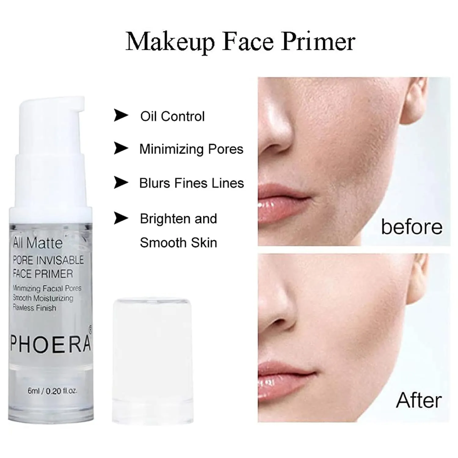 PHOERA Foundation 3-in-1 Contour Makeup Kit - Highlighter, Blush & Bronzer Sticks for Sculpting Cheeks (102 104 Fair-Light Contour/Nude Buff Beige #03,#09,#12)