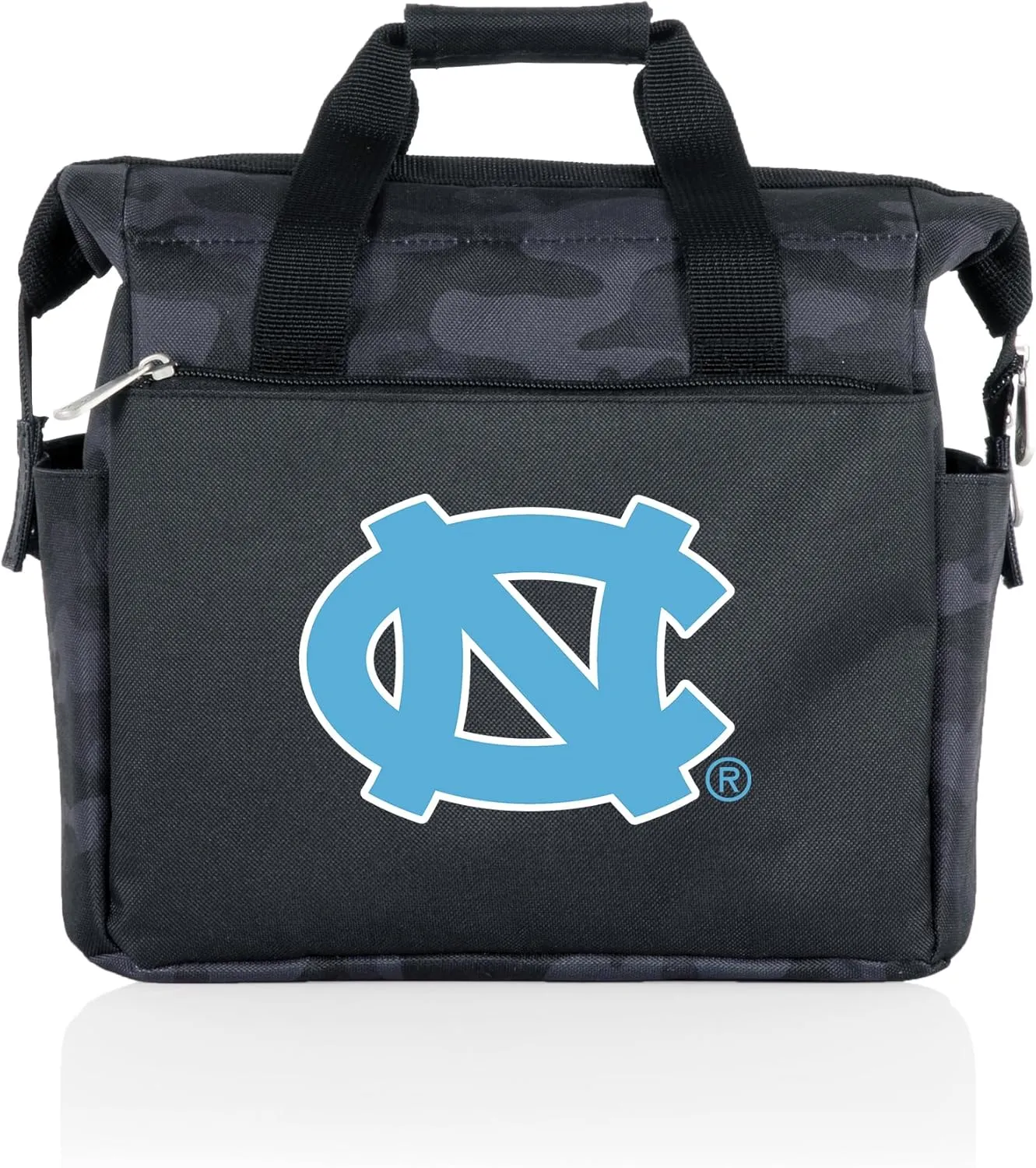 Picnic TIME NCAA North Carolina Tar Heels On The Go Lunch Bag Cooler, Soft Cooler Lunch Box, Insulated Lunch Bag, (Black Camo)