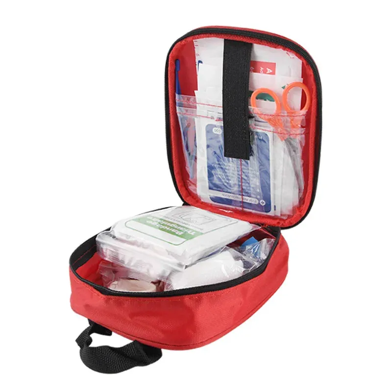 Portable Family First Aid Kit - Essential Outdoor Travel and Camping Emergency Survival Gear