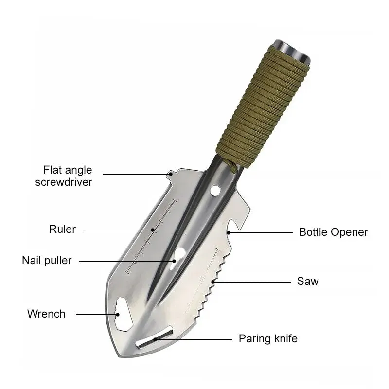 Portable Multifunctional Camping Shovel - Survival Outdoor Equipment